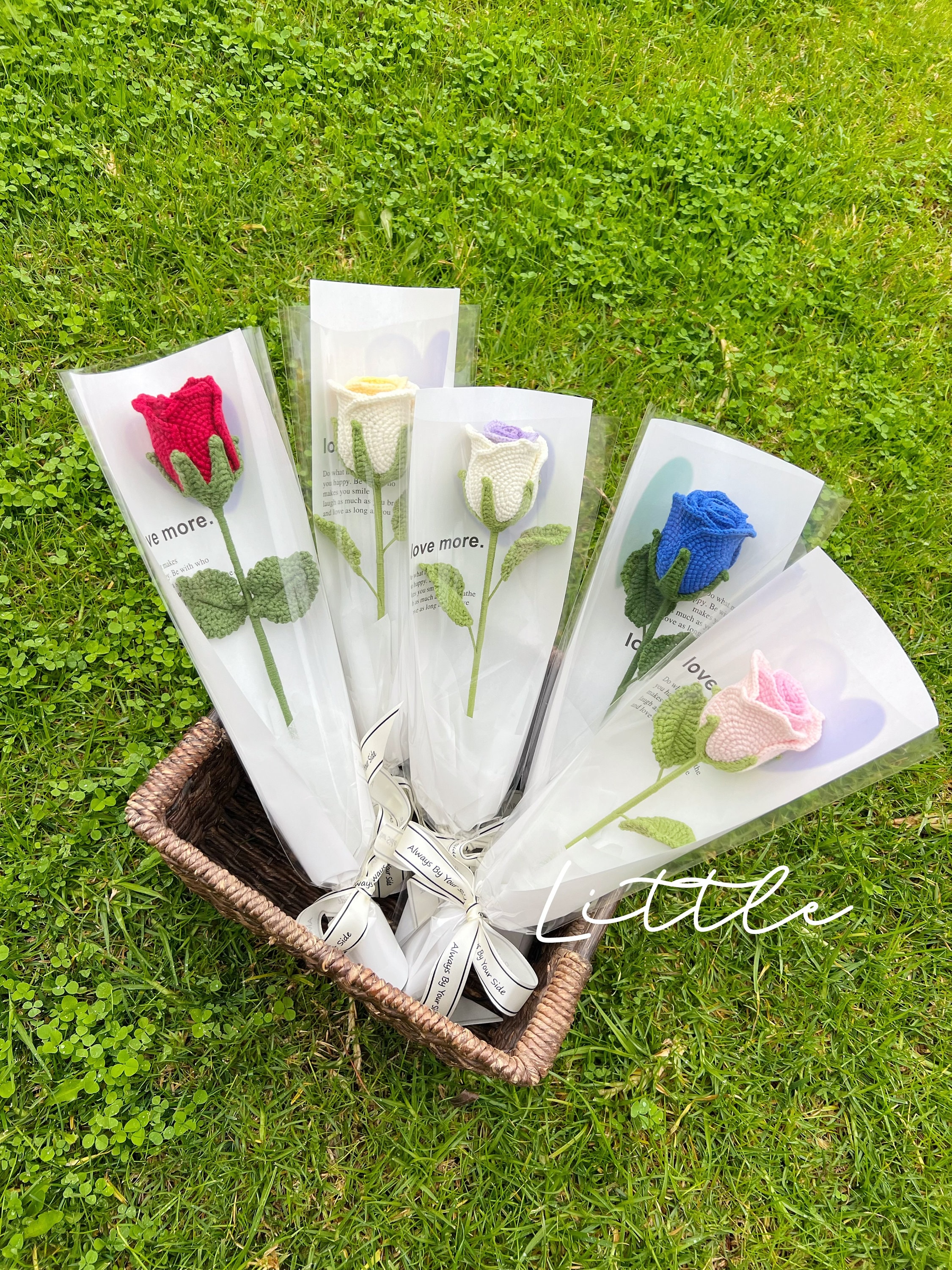 Single flower crochet boutique