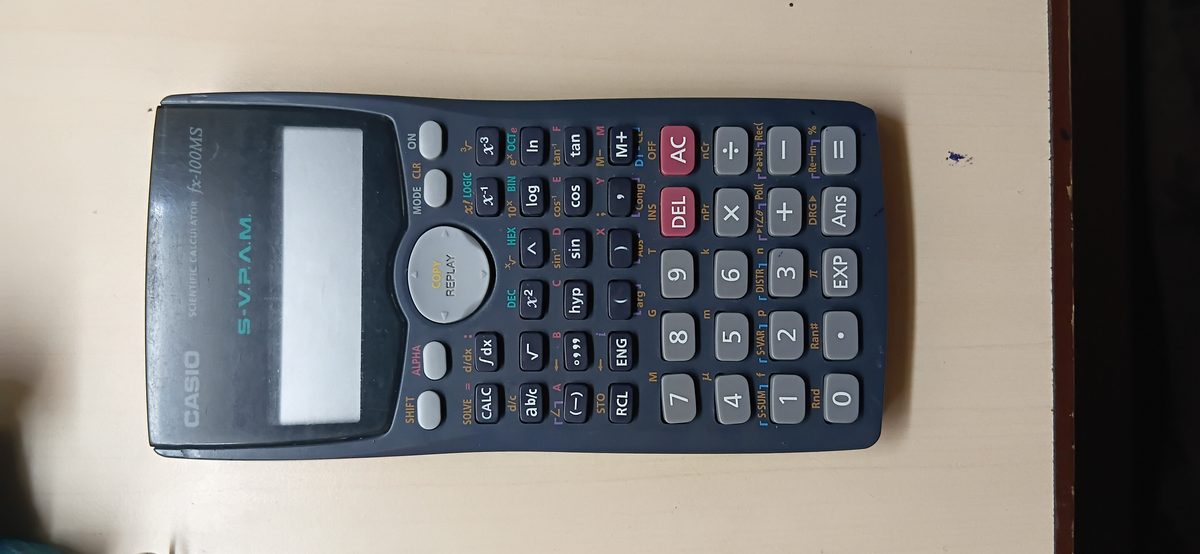 Scientific calculator fx - 100MS