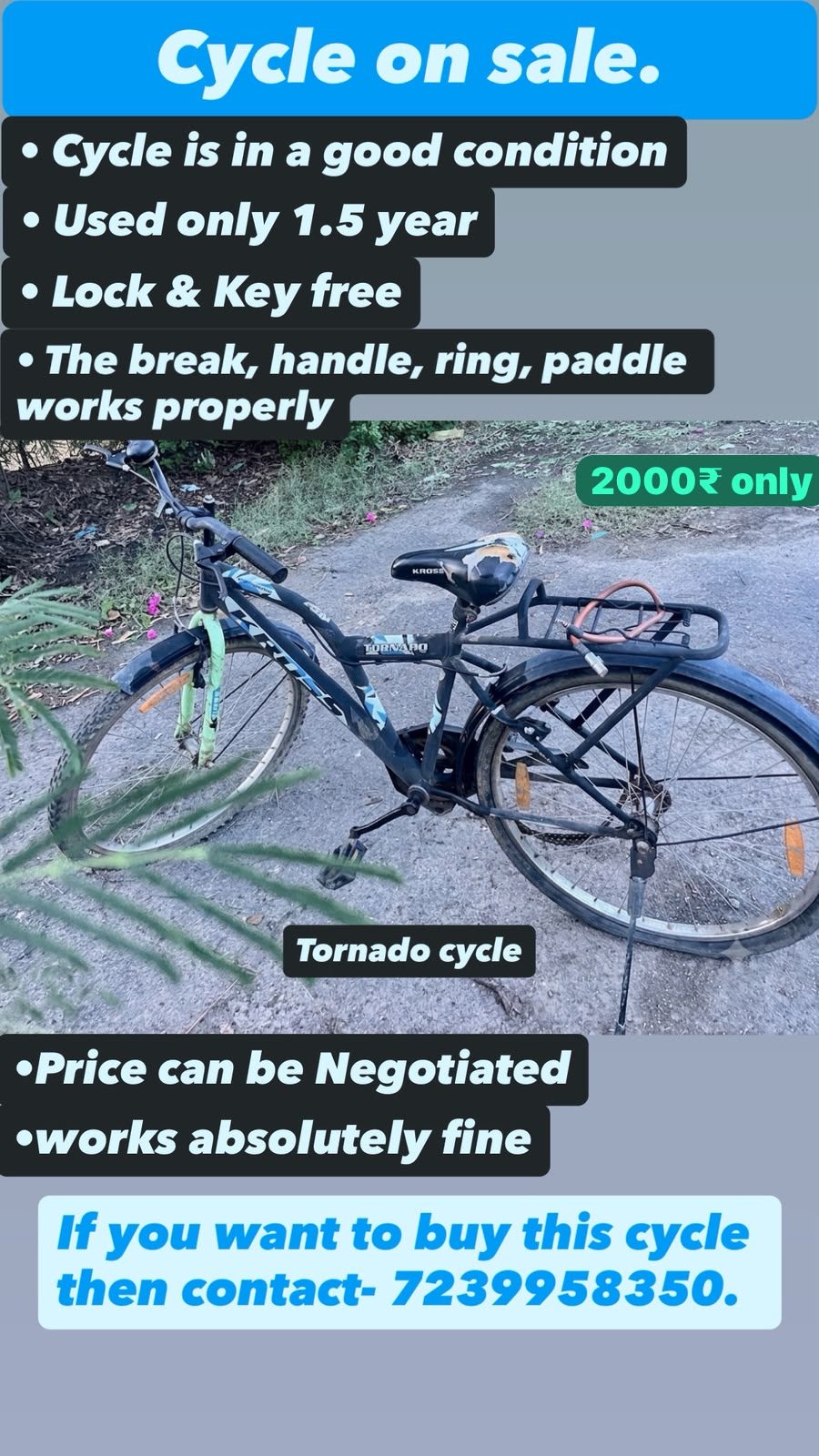 Cycle (price is negotiable)