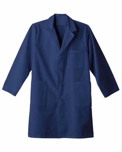 Blue workshop coat