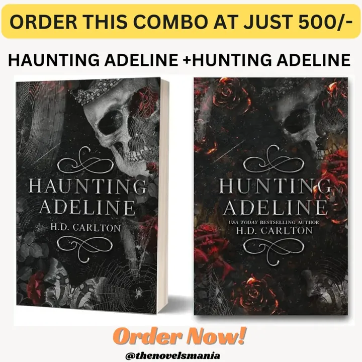 Set of Hunting Adeline & Haunting Adeline Paperback BY H.D CARLTON