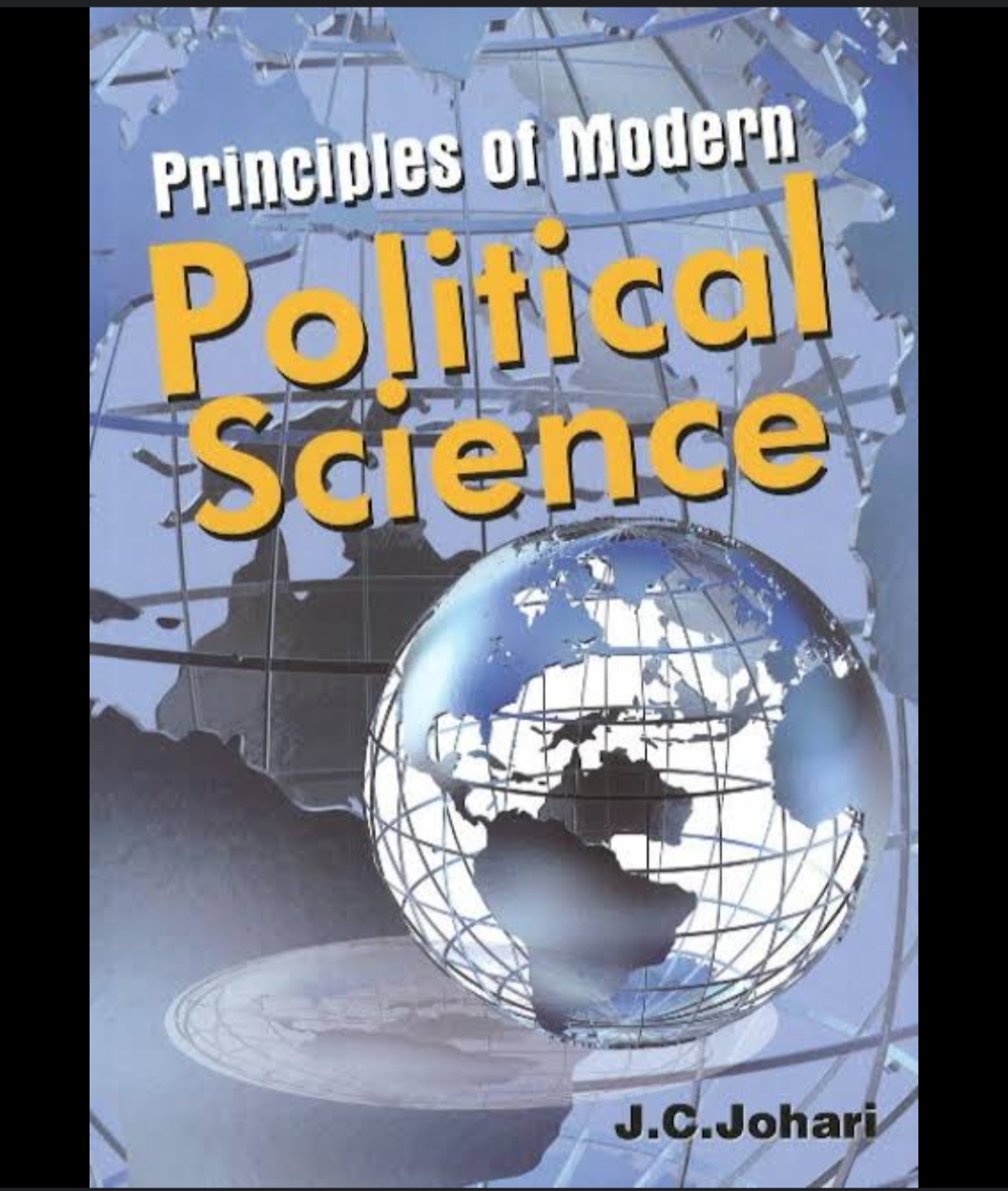 BA 1 and 2 sem political science book , Principles of modern political science , JC johri
