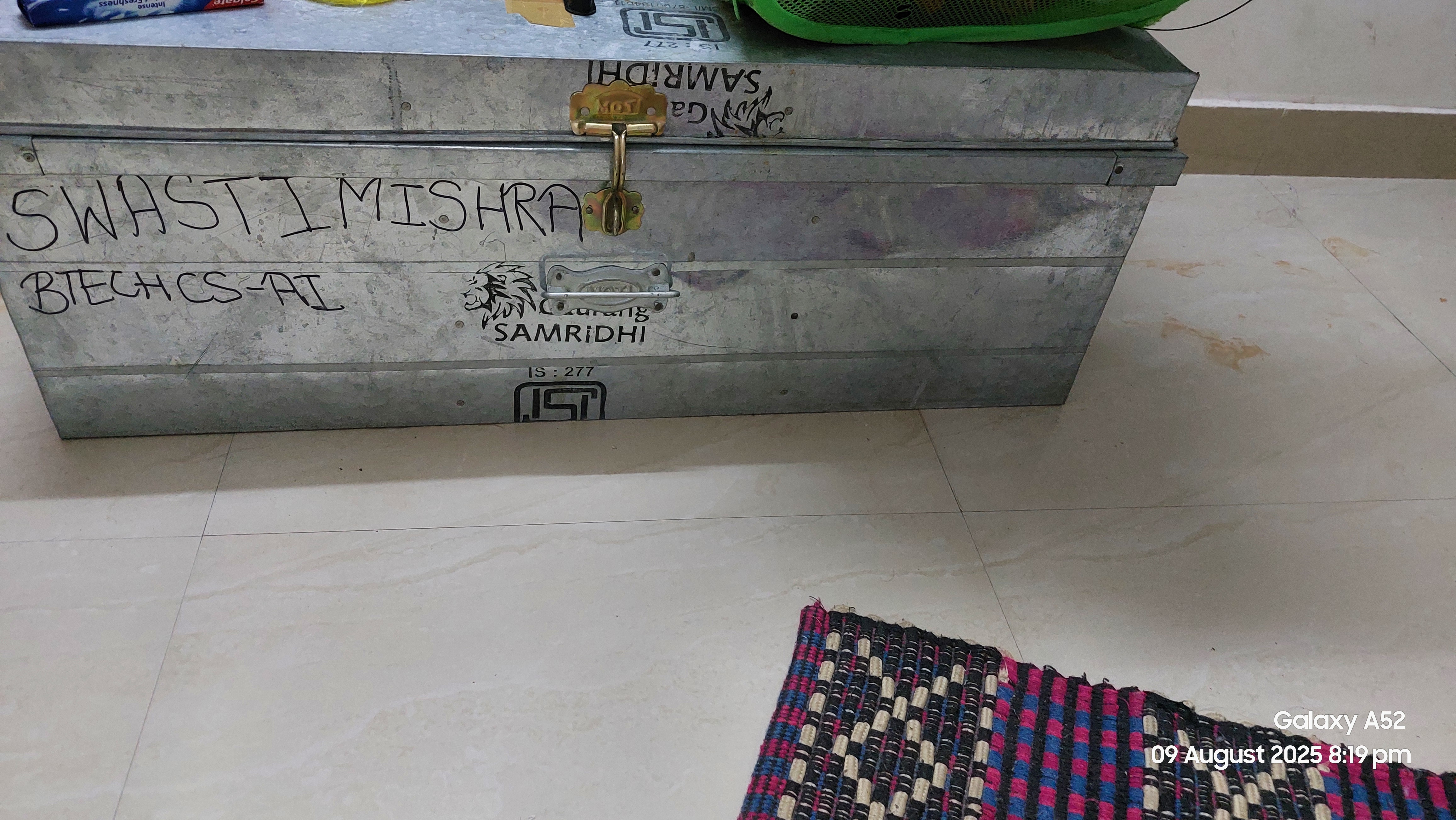 Trunk (newly bought) in very good condition