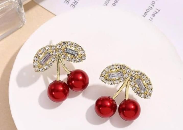 Cherry earring