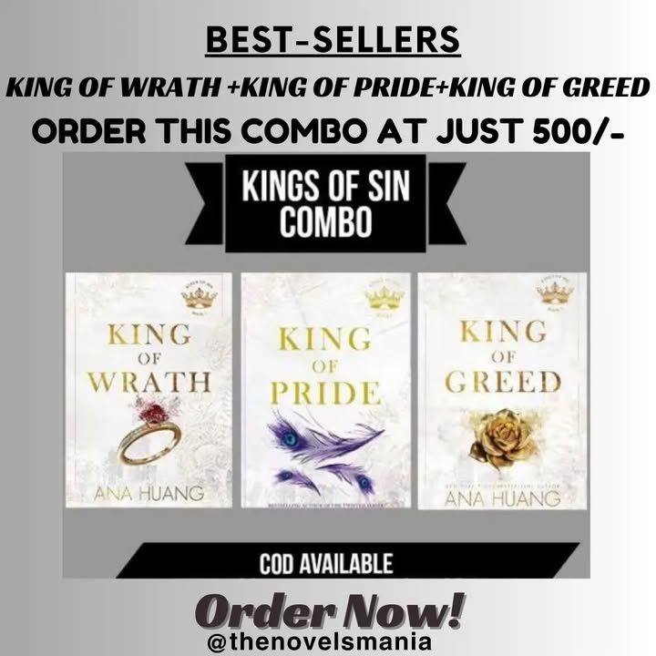 KING OF WRATH + KING OF PRIDE + KING OF GREED  BY ANA HUANG