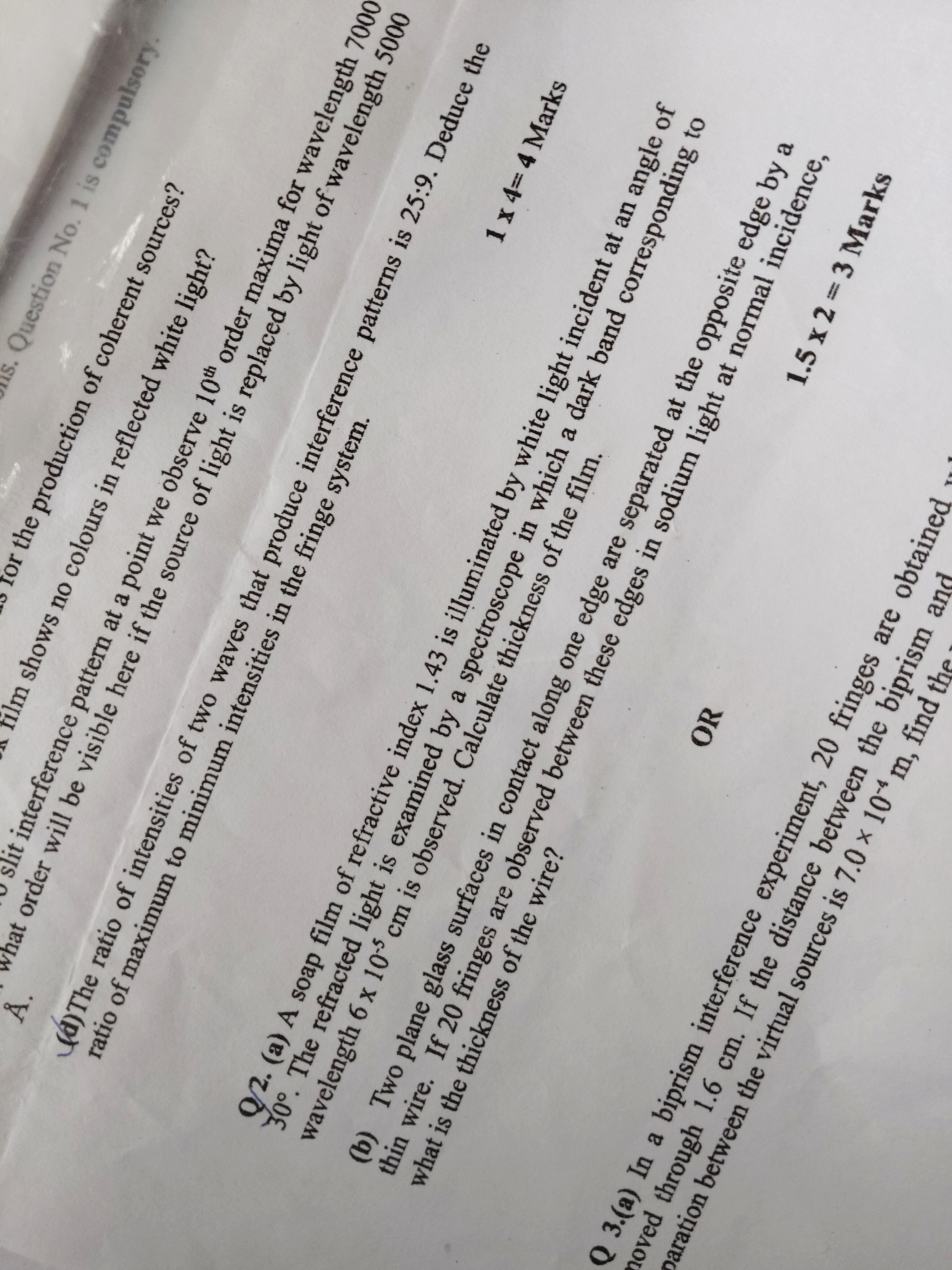 Question papers