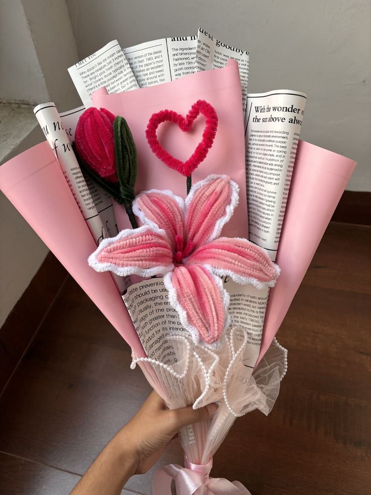 Pipe cleaner bouquet thumbnail