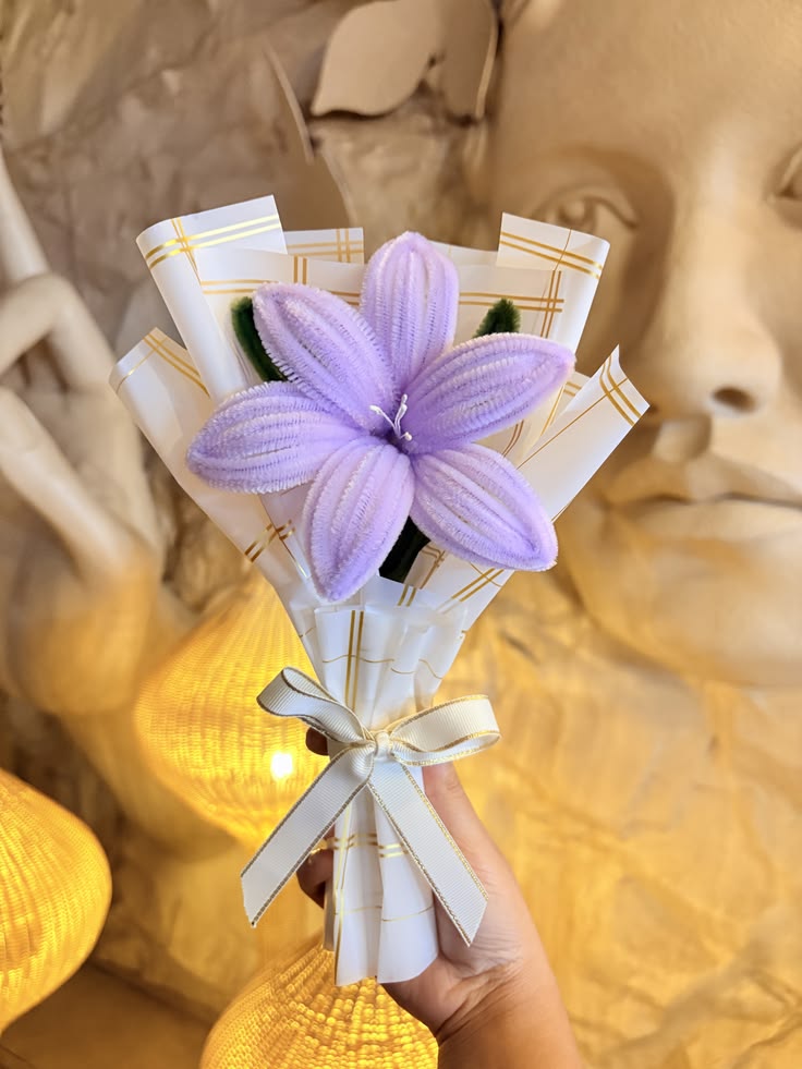 Pipe cleaner bouquet thumbnail